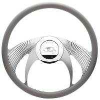Billet Specialties Phantom Steering Wheel Half Wrap - 15.5" Diameter - Aluminum - Polished