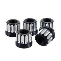 Billet Specialties Lug Nut - 12 Point Head - Aluminum - Black - (Set of 5)