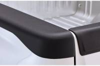 Bushwacker SmoothBack Bed Rail Caps - Stick-On - Plastic - Black