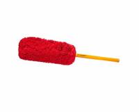 California Car Duster - California Car Duster California Super Duster - 30" Wood Handle - 360 Degree Head - Paraffin Baked Cotton - Red