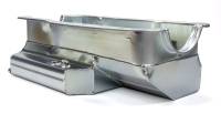 Champ Pans - Champ Pans Competition Engine Oil Pan - Rear Sump - Baffled - 10-1/2 qt - 7" Deep - Steel - Zinc Plated - Small Block Ford