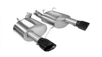 Corsa Xtreme Exhaust System - Axle-Back - 3" Diameter - 4" Black Tips - Stainless - Ford Coyote