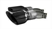 Corsa Exhaust Tip - Clamp On - 4-1/2" Round Outlet - Stainless - Black - Ford Coyote - (Pair)