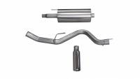 Corsa Sport Exhaust System - Cat-Back - 3" Diameter - Single Rear Exit - 4" Polished Tips - Stainless - Ford Coyote