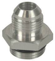 Derale Adapter Fitting - Straight - 8 AN Male to 5/8-18" Male O-Ring - Aluminum