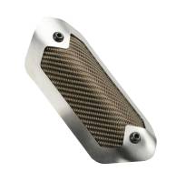 Heat Protection - Heat Shields - Design Engineering - DEI Titanium Pipe Shield - 3.6 x 6.5 " - Brushed/Titanium