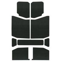 Sound and Heat Insulation - Sound Barriers - Design Engineering - DEI Sound Barrier - Headliner - 9-Piece - Black - 4 Door - Jeep Wrangler JL 2018-19