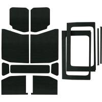 Sound and Heat Insulation - Sound Barriers - Design Engineering - DEI Headliner/Rear Side Windows Sound Barrier - Black - 4 Door - Jeep Wrangler JL 2018-19