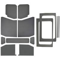 DEI Headliner/Rear Side Windows Sound Barrier - Gray - 4 Door - Jeep Wrangler JL 2018-19