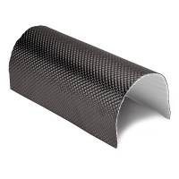Heat Management - Floor Heat Barriers - Design Engineering - Design Engineering Floor and Tunnel Shield II - 42 x 48" Sheet - Self Adhesive Backing - Aluminized Fiberglass Cloth - Black