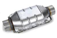 Exhaust System - Catalytic Converters - DynoMax Performance Exhaust - DynoMax Catalytic Converter - 2-1/2" Outlet - 6-1/8 x 4-1/4" Case - 14" Long - Stainless