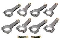 Dyer's - Dyer's Ultra Light Series Connecting Rod - H-Beam - 6.000" Long - Bushed - 7/16" Cap Screws - Forged Steel - Small Block Chevy - (Set of 8)