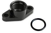Air and Fuel System Sale - Turbocharger Components Happy Holley Days Sale - Earl's - Earl's Turbo Fitting - Adapter - Straight - Oil Pan Drain Flange to 12 AN Female O-Ring - Aluminum - Black - T40/GT4508R/2024 Turbos