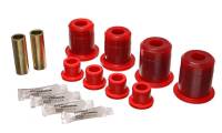 Energy Suspension Hyper-Flex Bushing Kit - Rear Control Arm Bushings - Polyurethane - Red