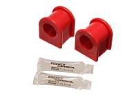 Energy Suspension Hyper-Flex Sway Bar Bushing - Front - 27 mm Bar - Polyurethane - Red - (Pair)