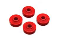 Shock Parts & Accessories - Shock and Strut Bushings - Energy Suspension - Energy Suspension Bayonet Shock End Bushing - 3/8" ID - 1-1/4" OD - 5/8" Nipple - 5/8" Thick - Polyurethane - Red - Universal - (Set of 4)