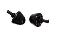 Energy Suspension Hyper-Flex Bump Stop - Pull-Through Style - 1-9/16" Tall - 1-13/16" OD - Fits 9/16" Hole - Black - GM 1970-99 - (Pair)
