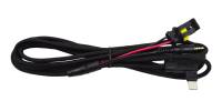 FiTech Transmission Controller Cable - 9 Ft. - Braided Cable - Black