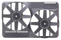 Electric Cooling Fans - Flex-a-Lite Electric Fans - Flex-A-Lite - Flex-A-Lite Electric Cooling Fan - Puller - 4600 CFM - 12V - Straight Blade - Controller - Plastic - 27-1/2 x 17-1/2" - 4" Thick - Plastic