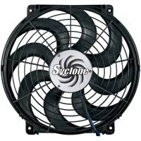 Electric Cooling Fans - Flex-a-Lite Electric Fans - Flex-A-Lite - Flex-A-Lite Syclone S-Blade Electric Cooling Fan - 16" Fan - Push/Pull - 2500 CFM - 12V - Curved Blade - 15-3/4 x 16-5/8" - 4" Thick - Plastic