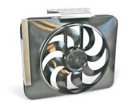 Flex-A-Lite - Flex-A-Lite Direct Fit Black Magic Extreme Electric Cooling Fan - 15" Fan - Puller - 3300 CFM - 12V - Curved Blade - Plastic
