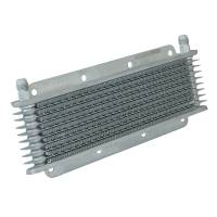 Flex-A-Lite Fluid Cooler - Plate and Fin Type - 8 Row - 6 AN Male Inlet/Outlet - Hardware - Aluminum - Transmission Fluid
