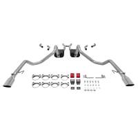 Flowmaster American Thunder Exhaust System - Crossmember-Back - 2-1/2" Tailpipe - 2-1/2" Tips - Steel - Aluminized