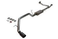 Exhaust Systems - Nissan Truck / SUV Exhaust Systems - Flowmaster - Flowmaster FlowFx Exhaust System - Cat-Back - 3" Diameter - Single Side Exit - 4-1/2" Black Ceramic Tip - Stainless - 5.6 L