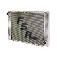 FSR Racing Products Radiator - Driver Side Inlet - Passenger Side Outlet - Aluminum - Chevy