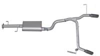 Gibson Cat-Back Exhaust System - 2-1/2" Diameter - Dual Rear Exit - 3-1/2" Polished Tips - 4.0 L
