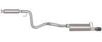Gibson Cat-Back Exhaust System - 2-1/2" Diameter - Single Rear Exit - 3-1/2" Polished Tip - Steel - Aluminized