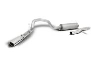 Gibson Cat-Back Exhaust System - 3" Diameter - Single Side Exit - 4" Polished Tip - Stainless - Small Block Chevy
