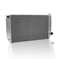 Griffin Thermal Products UniversalFit Radiator - 31" W x 15.5" H x 3" D - Driver Side Inlet - Passenger Side Outlet - Aluminium - Universal