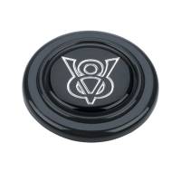 Grant Horn Button - Plastic - Black/Silver - Grant Signature Series Wheels