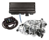 Air and Fuel System Sale - Electronic Fuel Injection Systems Happy Holley Days Sale - Holley EFI - Holley EFI Terminator X Stealth Fuel Injection System - Throttle Body - Square Bore - Aluminum - Polished - Gm LS-Series