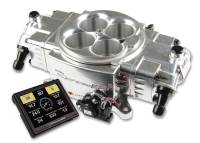 Sniper Stealth EFI Fuel Injection System - Throttle Body - Square Bore - Aluminum - Polished