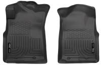 Husky Liners Weatherbeater Floor Liner - Front - Plastic - Black - Toyota Tacoma 2005-15 - (Pair)