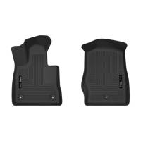 Husky Liners X-Act Contour Floor Liner - Front - Plastic - Black - Ford Midsize SUV 2020 - (Pair)