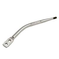 Hurst Competition Plus Shifter Stick - Single Bend - 10-3/4" - 3/8-16" Thread - Steel - Chrome - Hurst Manual Shifters