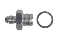 ICT Billet Adapter Fitting - Straight - 16 mm x 1.5 Male to 4 AN Male - Crush Washer - Aluminum - GM LS-Series