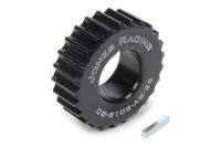 Jones Racing Products HTD Crankshaft Pulley - 25-Tooth - 0.83" Wide - 1-1/8" Mandrel - 1/8" Keyway - Aluminum - Black - Universal