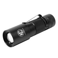 Tools & Pit Equipment - Flashlights - KC HiLiTES - KC HiLiTES Clip-On Flashlight - LED - AAA Batteries Included - Aluminum - Black