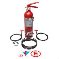 Safety Equipment - Lifeline USA - Lifeline Zero 2000 Fire Suppression System - 2.25 ltr Bottle - Fittings/Pull Cable/Mount