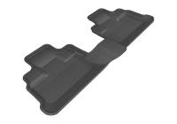 3D MAXpider Kagu Floor Liner - 2nd Row - Black/Textured - Unlimited