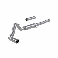 MBRP Race Exhaust System - Cat-Back - 4" Diameter - Single Side Exit - 5" Polished Tip - Stainless