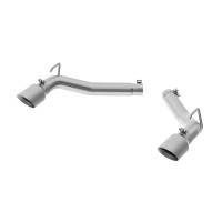 MBRP Axle-Back Exhaust System - 3" Diameter - Dual Rear Exit - 4" Polished Tip - Steel - Aluminized - GM LS-Series