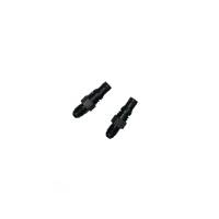 Quick Disconnect Fittings and Adapters - Hyrdaulic Clutch Quick Disconnect Fittings - McLeod - McLeod Quick Disconnect Fitting - Straight - 4 AN Male to Male Quick Disconnect - Aluminum - Black