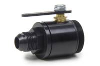 MPD Fuel Shutoff Valve - In-Line - 12 AN Male Inlet - 12 AN Male Outlet - Aluminum - Black