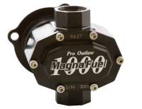 MagnaFuel ProOutlaw 1000 Fuel Pump - Belt or Hex Driven - In-Line - 10.5 gpm at 4000 RPM - 10 AN Female O-Ring Inlet/Outlet - E85/Gas - Black