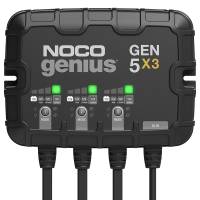 Tools & Pit Equipment - NOCO - NOCO Genius Battery Charger - 12V - 15 amp - 3-Bank - Quick Connect Harness